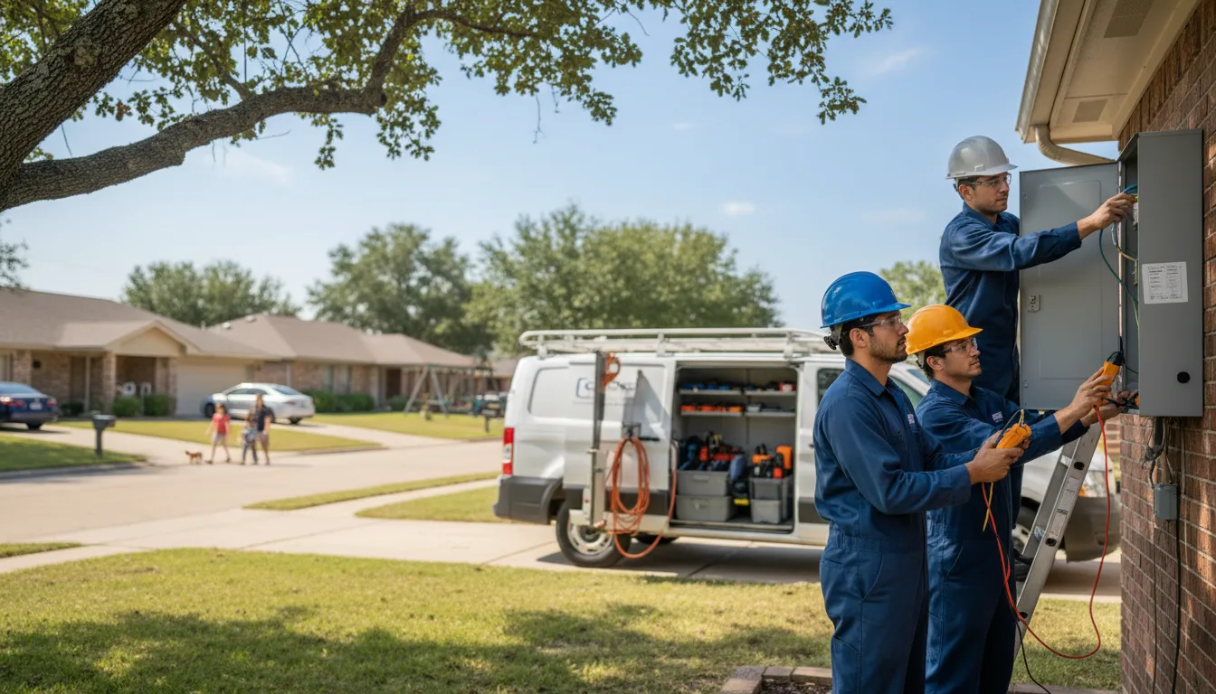 Certified electrician providing emergency electrical services in Mineola, IA